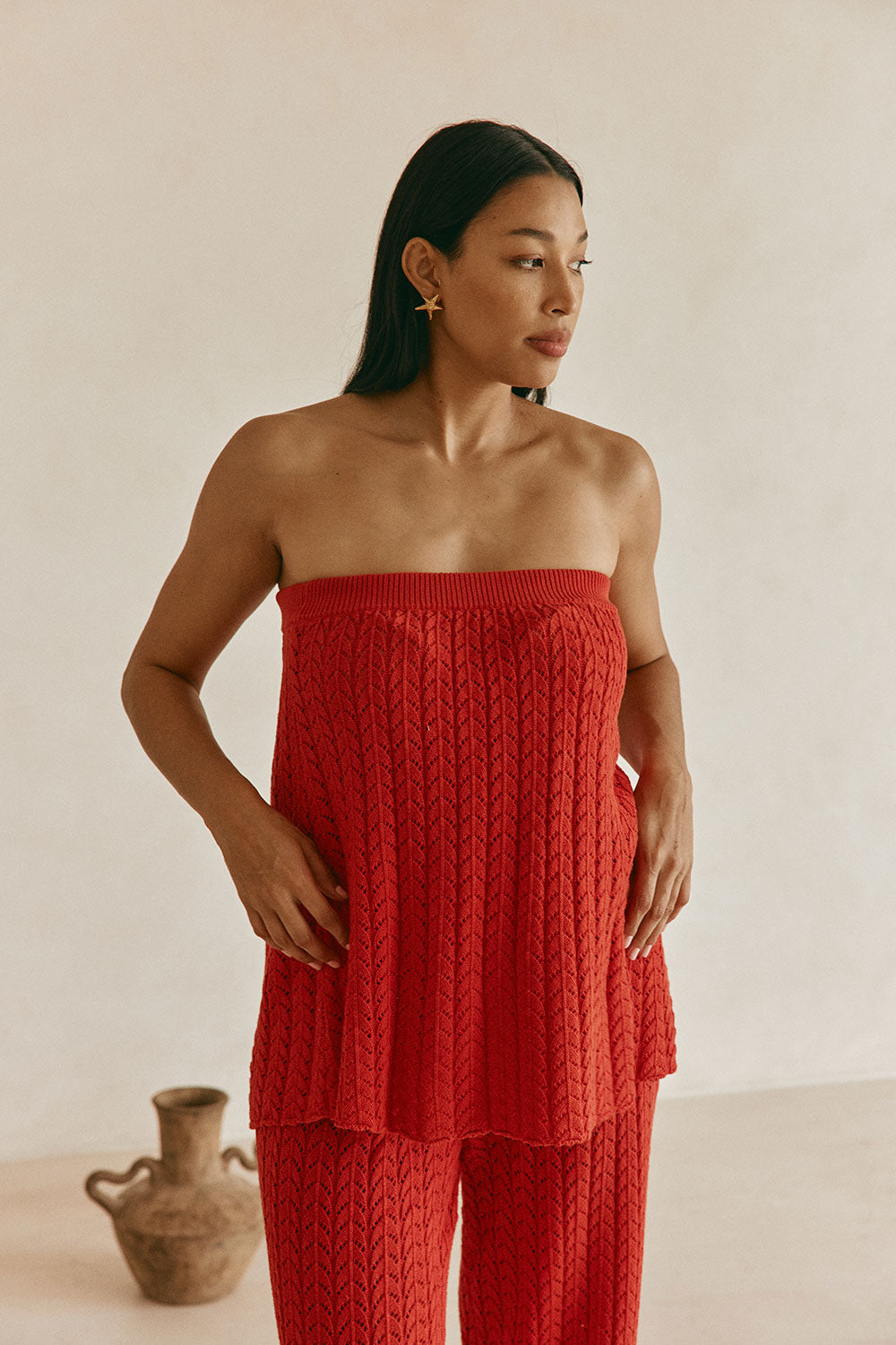 Athena Top - Red