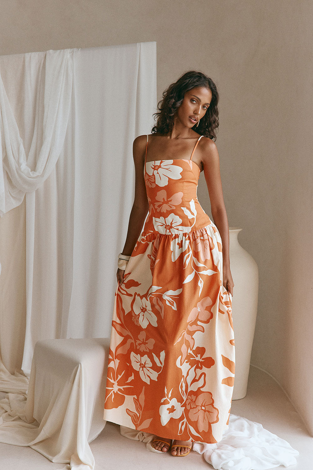 Samia Dress - Sunset Botanica