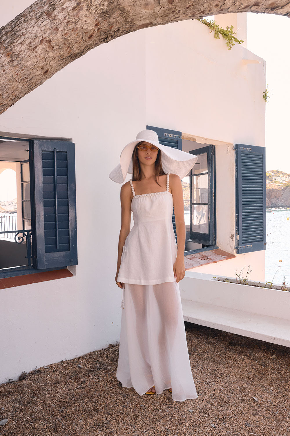 SAMPLE-Catalana Dress - White