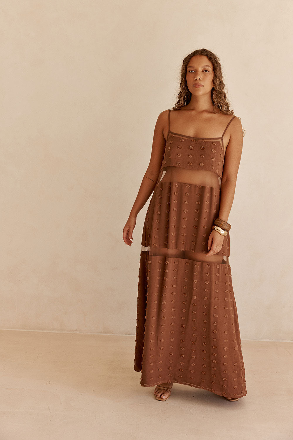 Tassia Dress - Tan