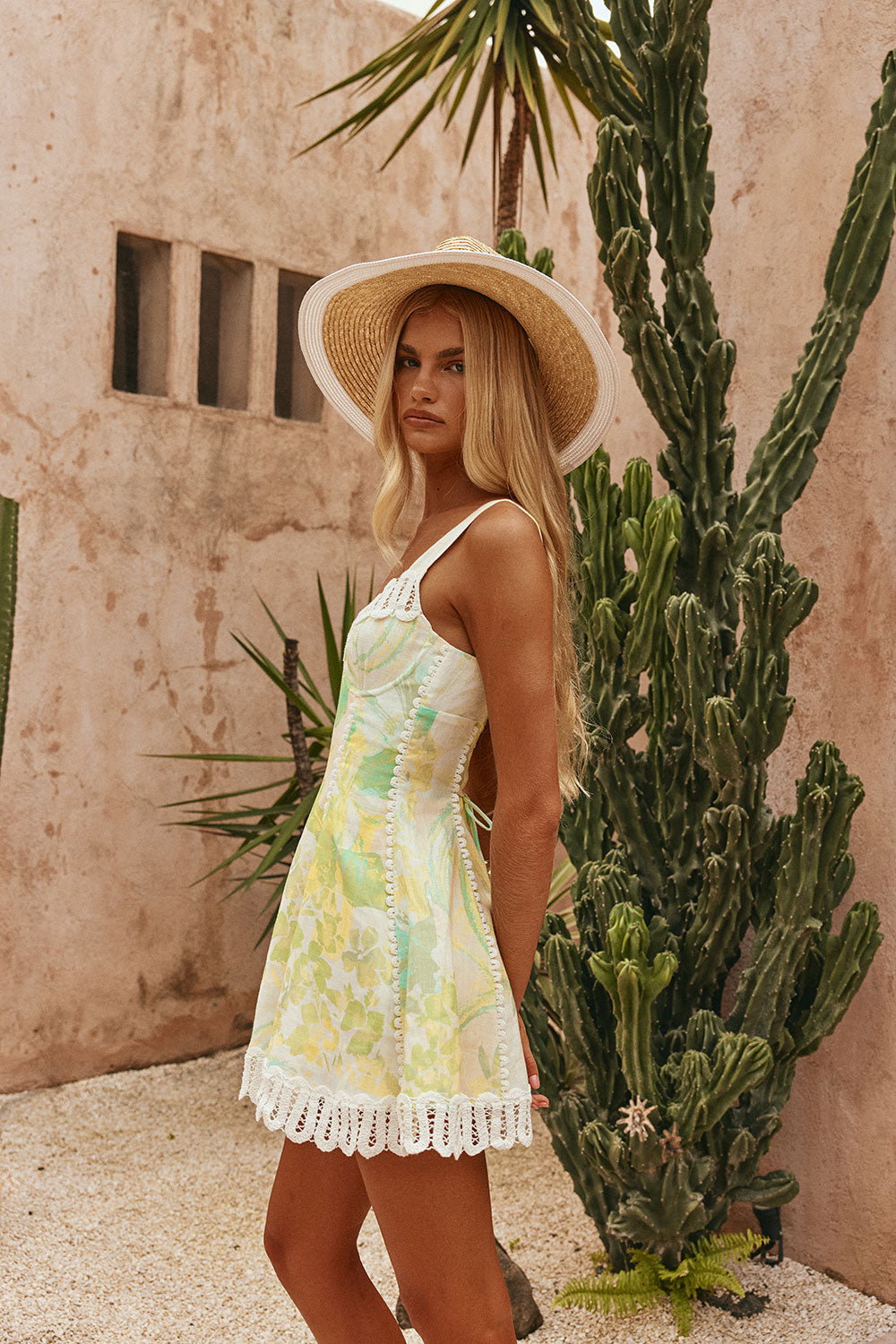 SAMPLE-Stelle Dress - Fiore Festivo