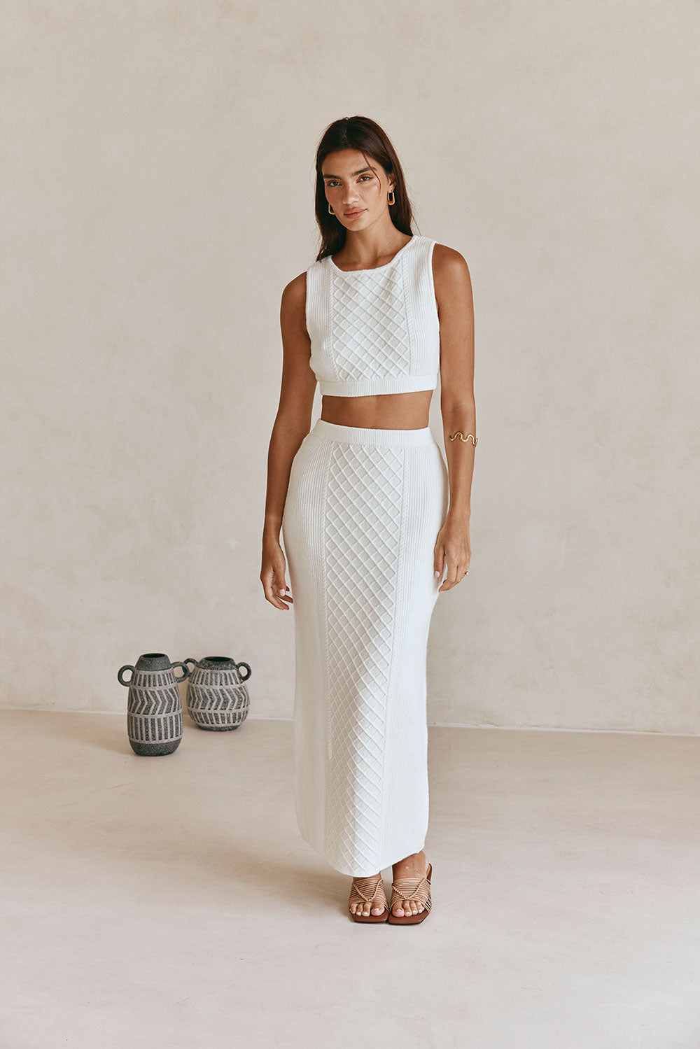 Lotus Top - Cable Knit