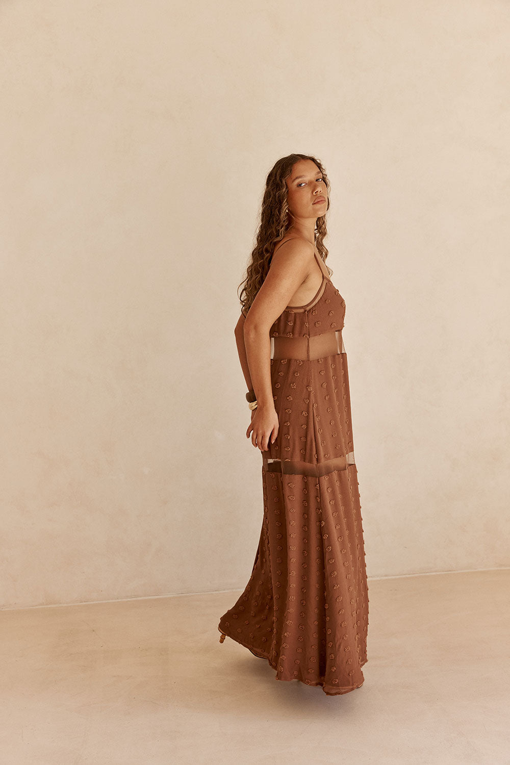 Tassia Dress - Tan
