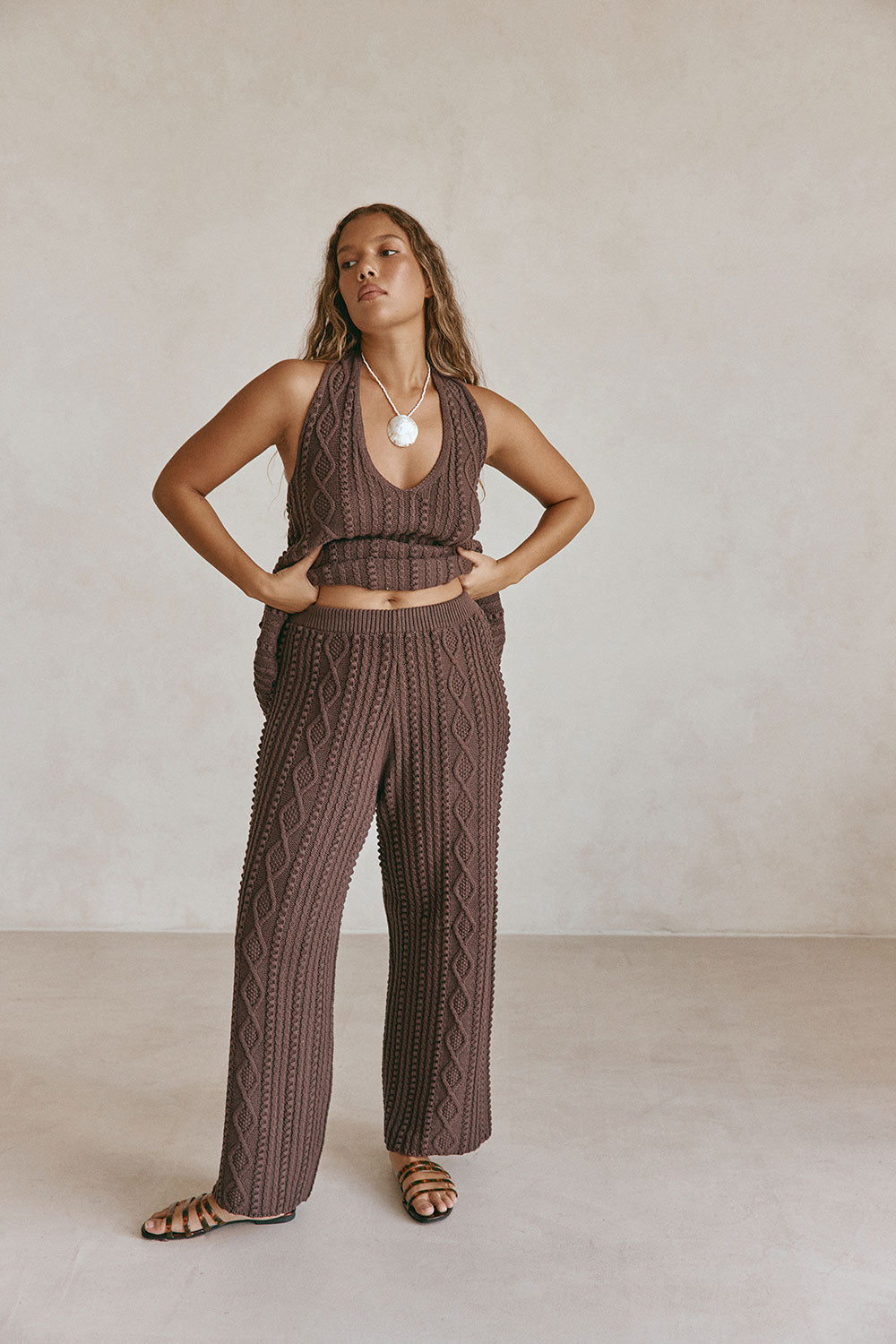 Azari Pants - Brown