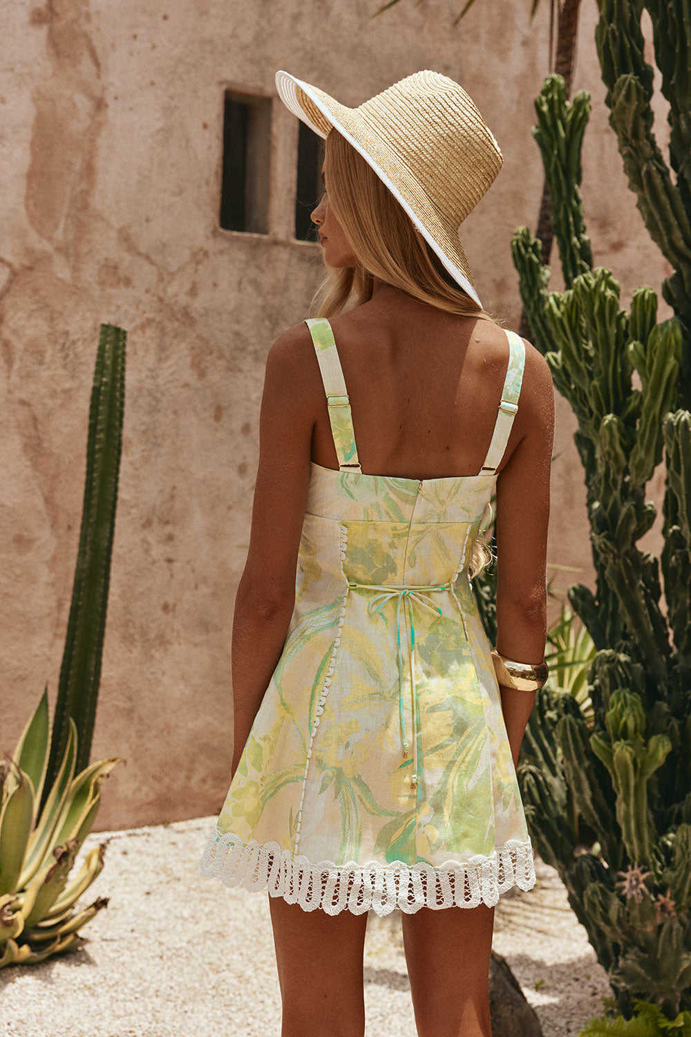 SAMPLE-Stelle Dress - Fiore Festivo