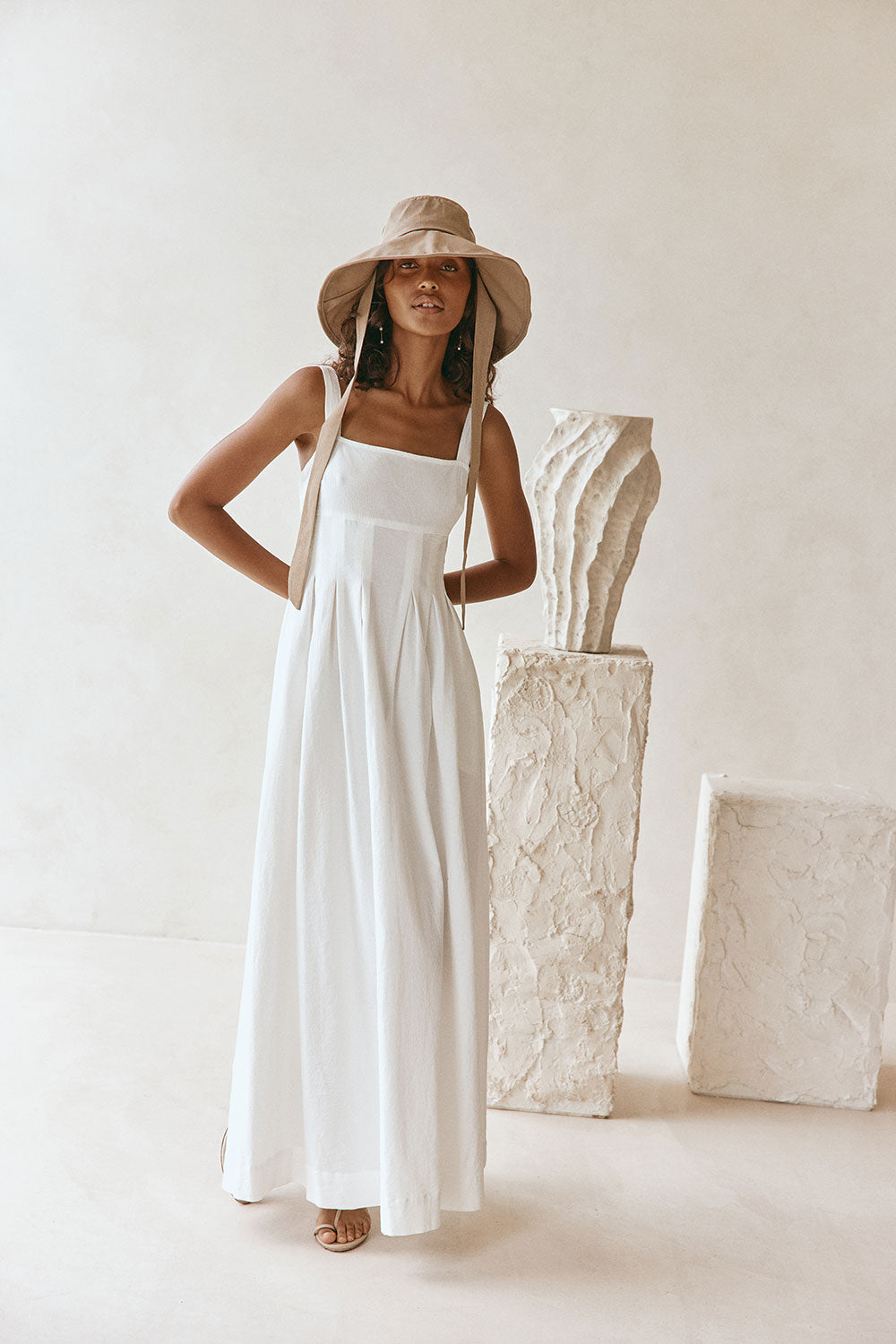 Flore Dress - White
