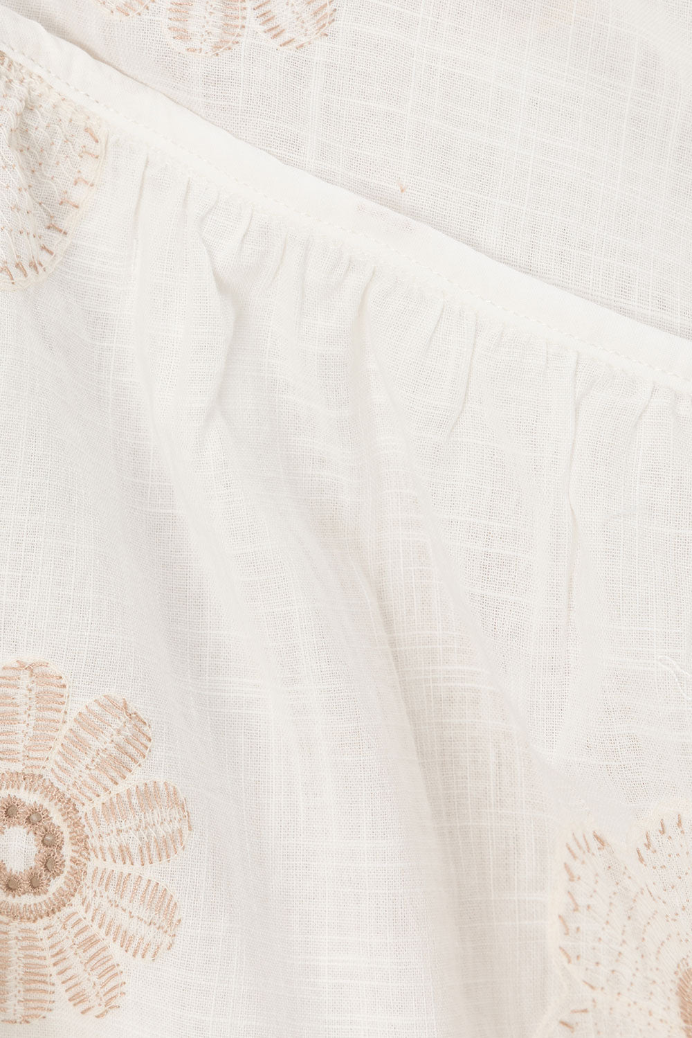 Camela Top - Broderie Motif