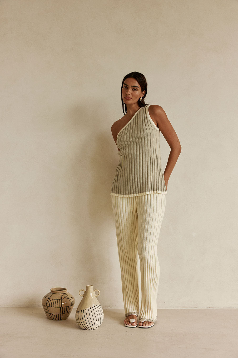 Aylani Pants - Cream