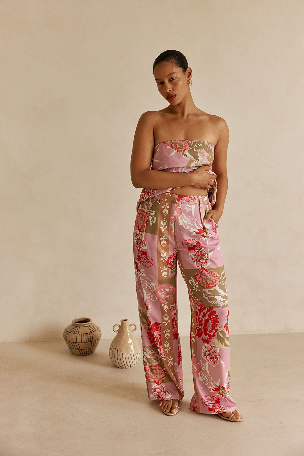 SAMPLE-Marleigh Pants - Botanic Patch