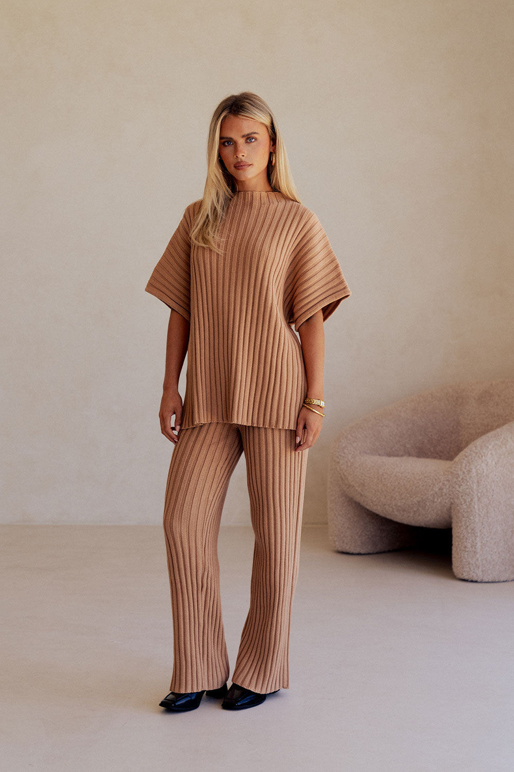 SAMPLE-Celine Pants - Apricot