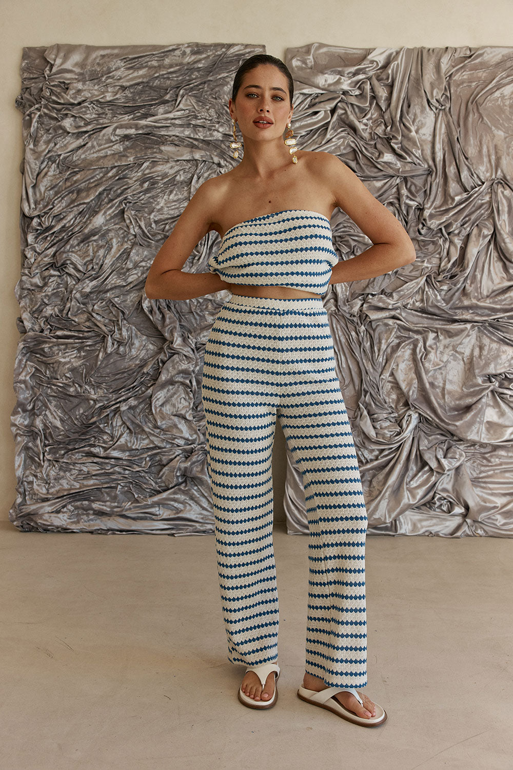 Cosmo Pants - Jacquard Stripe