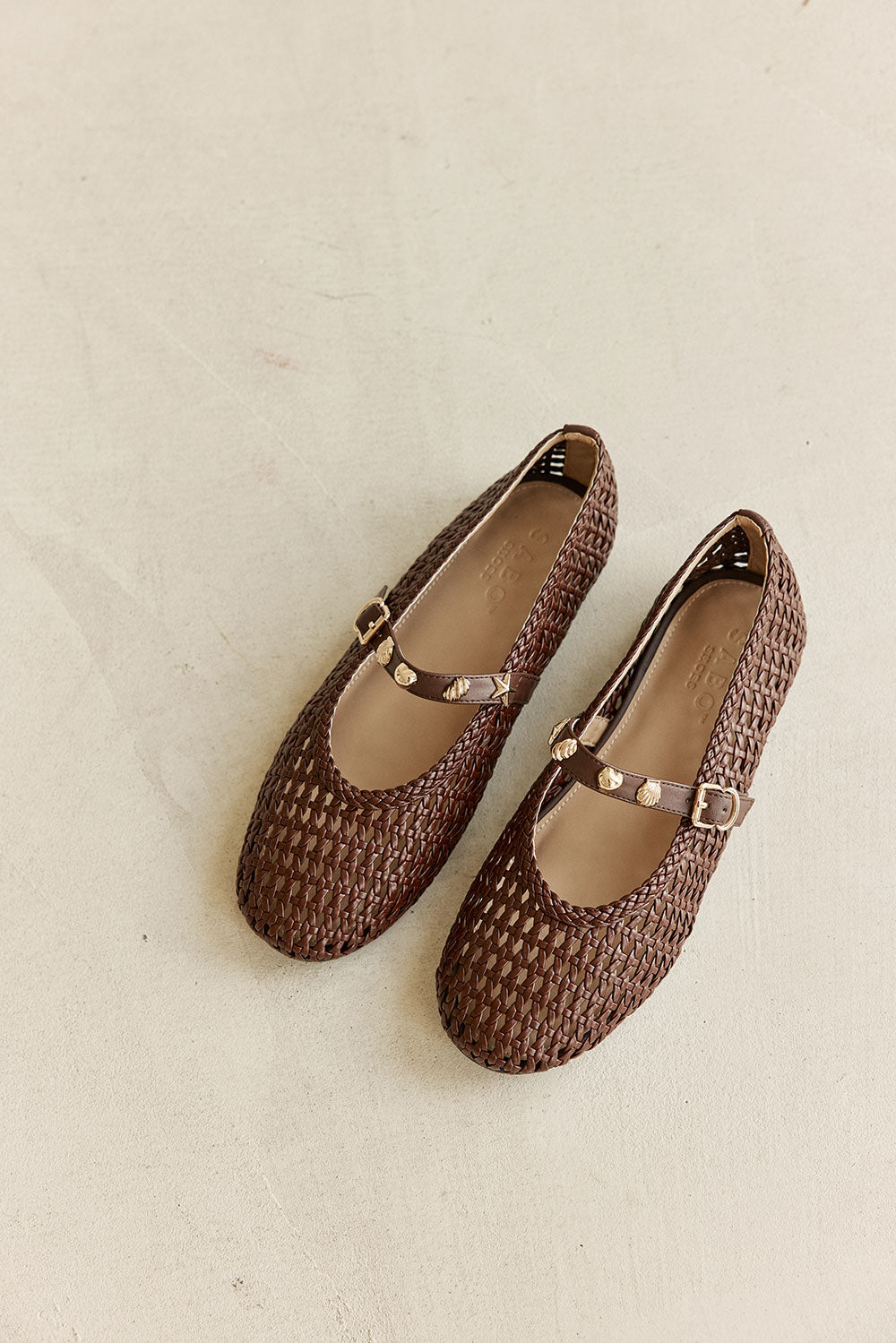 Solstice Ballet Flats - Brown