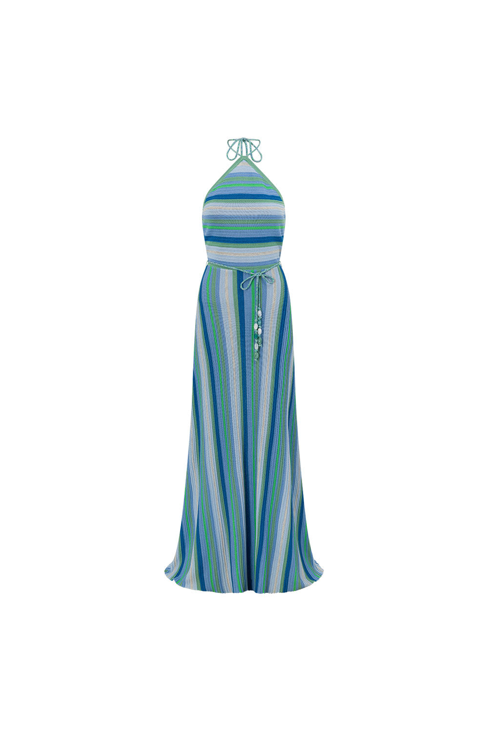 SAMPLE-Karmela Dress - Blue Stripe