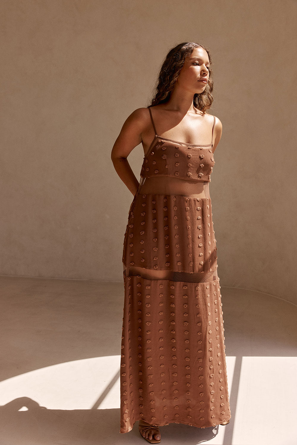 Tassia Dress - Tan