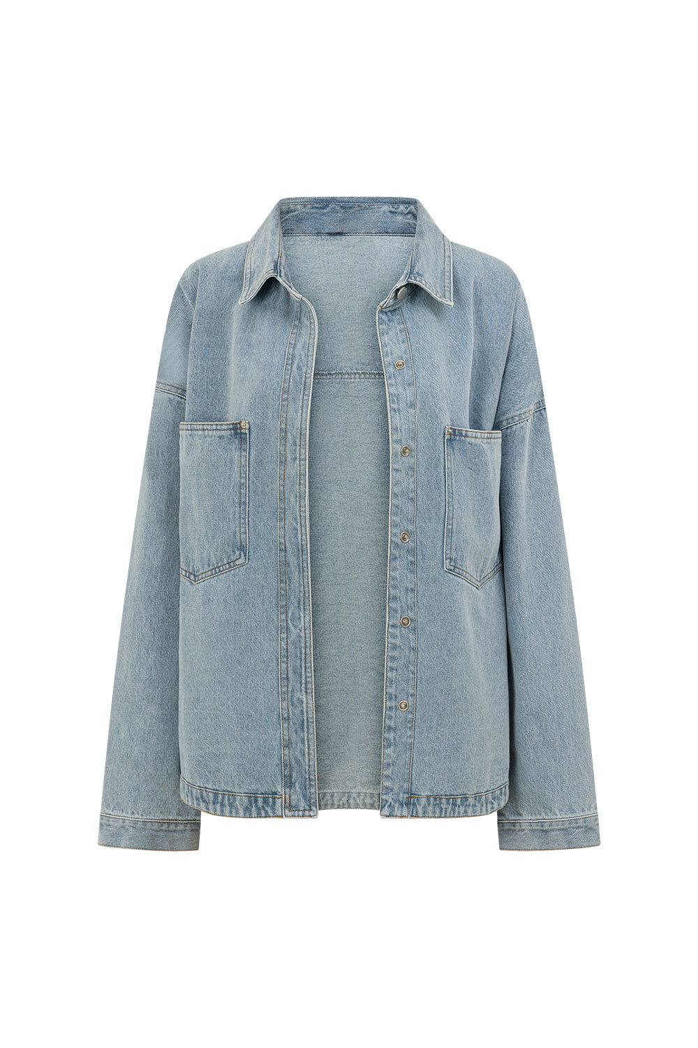 Poet Denim Jacket  - Light Blue