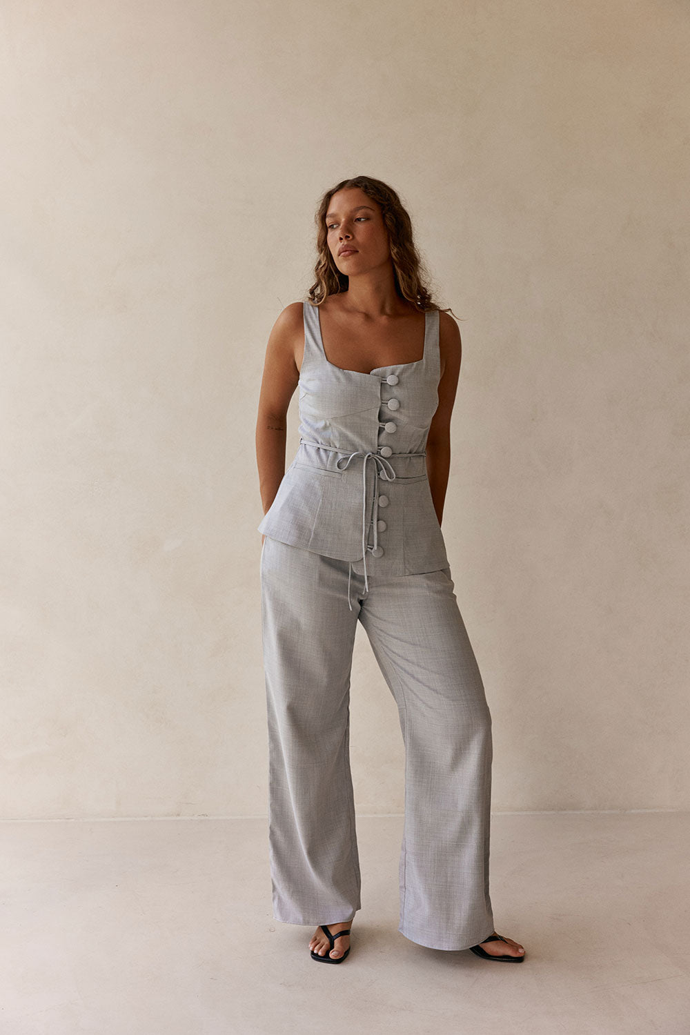 Khaleesi Top - Grey