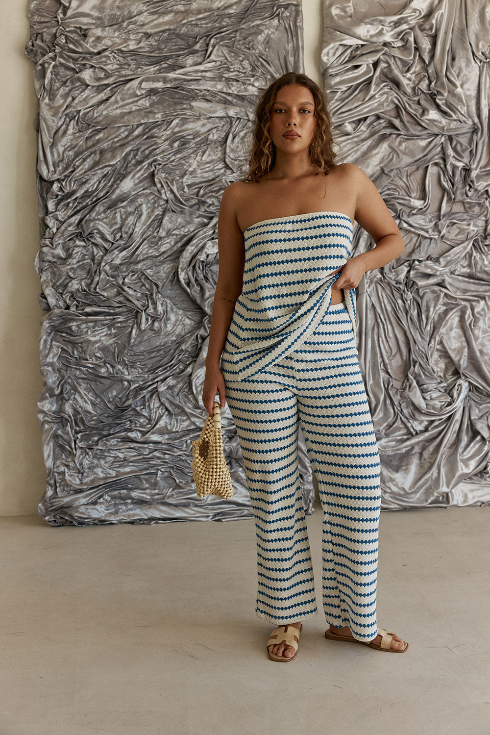 Cosmo Pants - Jacquard Stripe