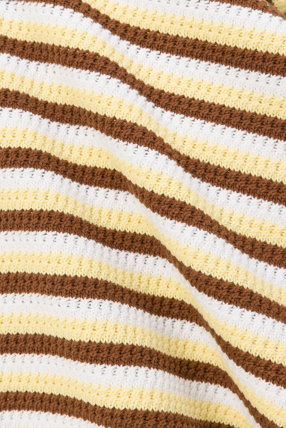 Dallas Dress - Brown Stripe