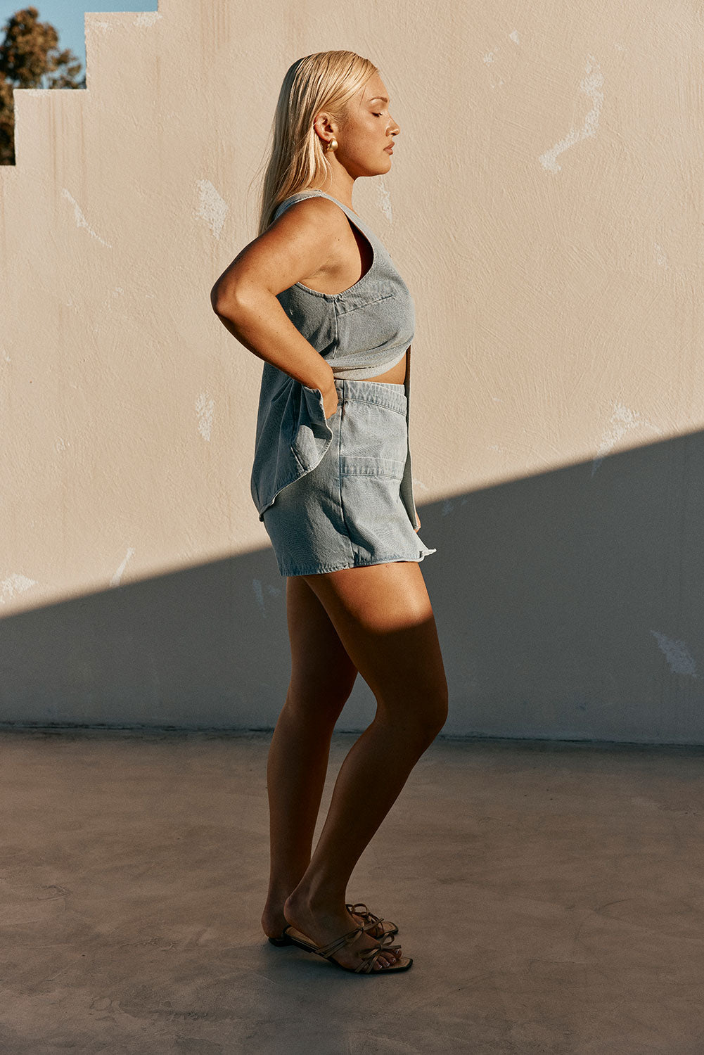 Loralei Skort - Denim