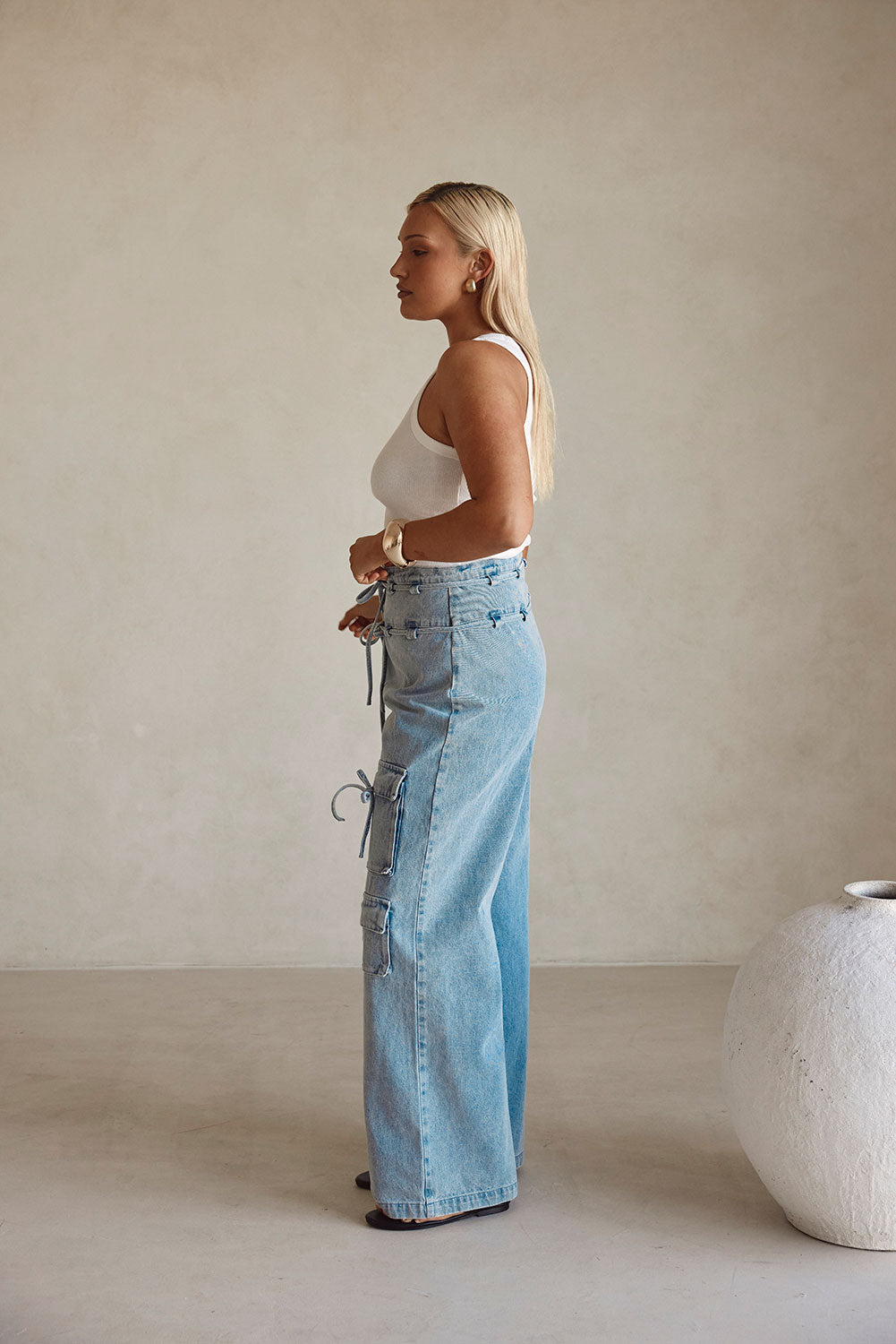 SAMPLE-Jaicee Pants - Denim