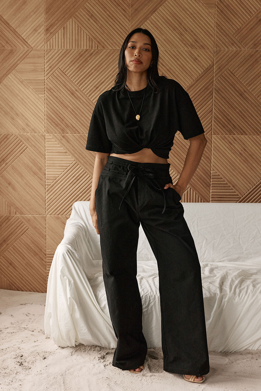 SAMPLE-Tomikah Pants - Black