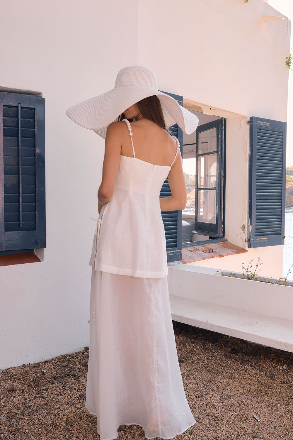 SAMPLE-Catalana Dress - White