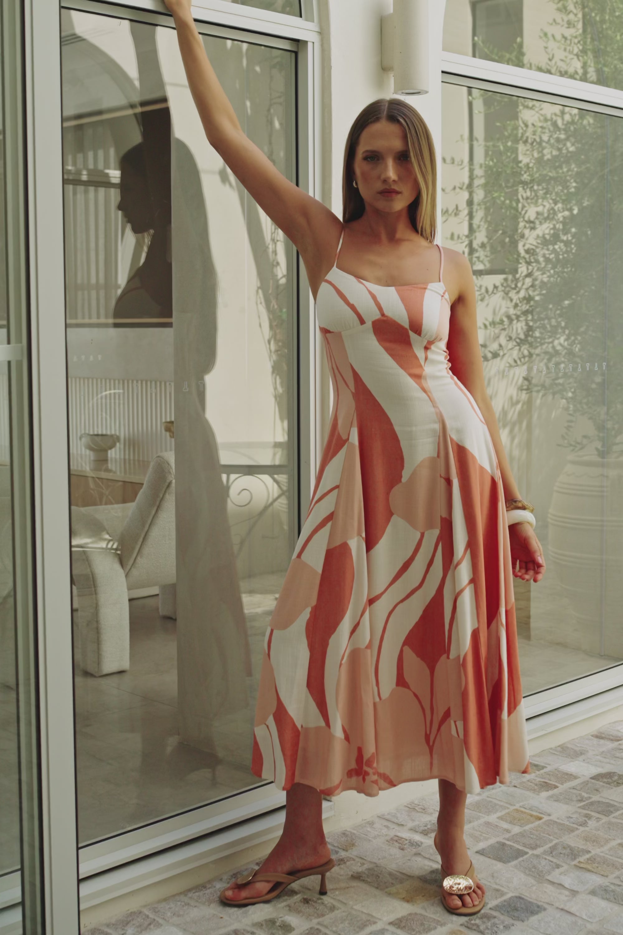 Seme Dress - Peach Solanto