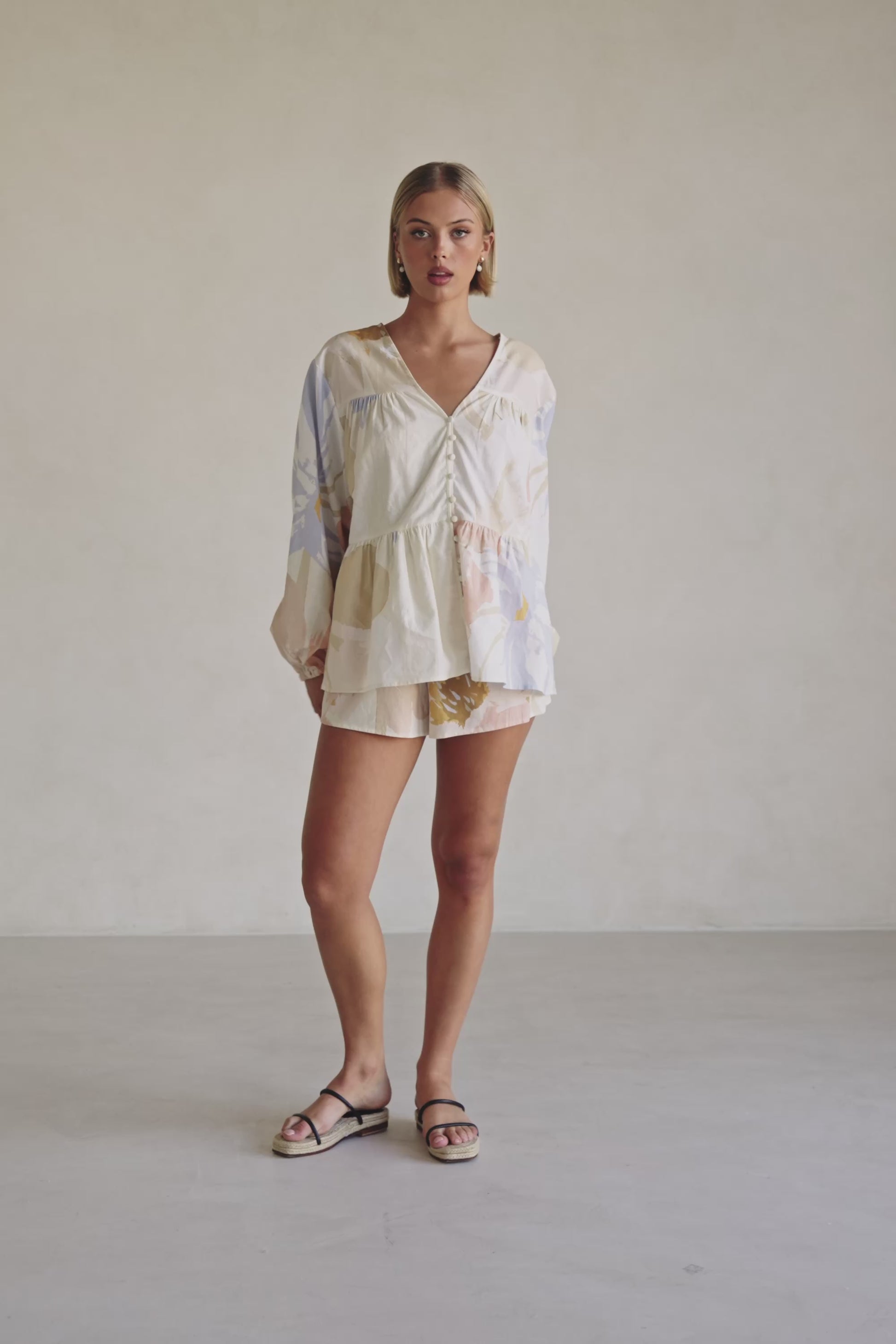 Adalyn Shorts - Vintage Bloom