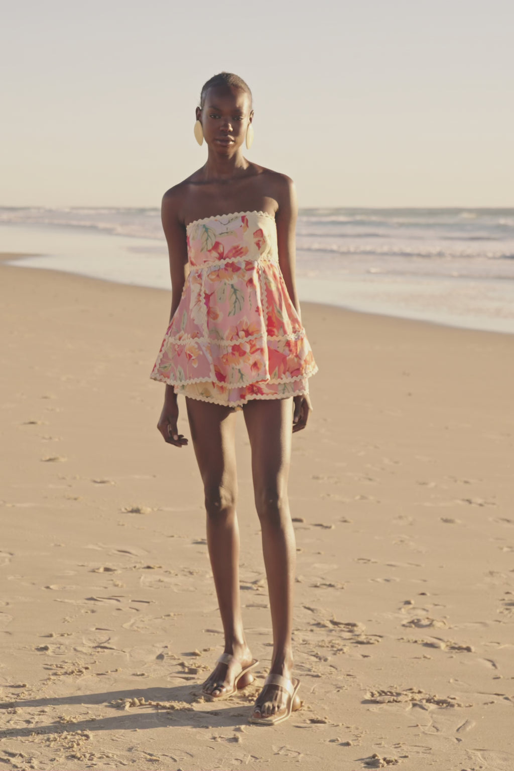 Hera Playsuit - Desert Rose