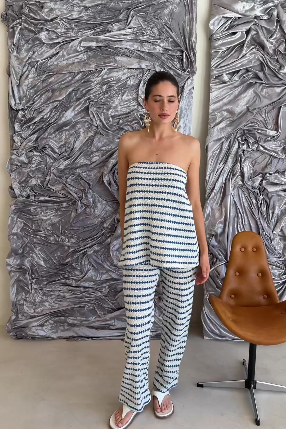 Cosmo Pants - Jacquard Stripe