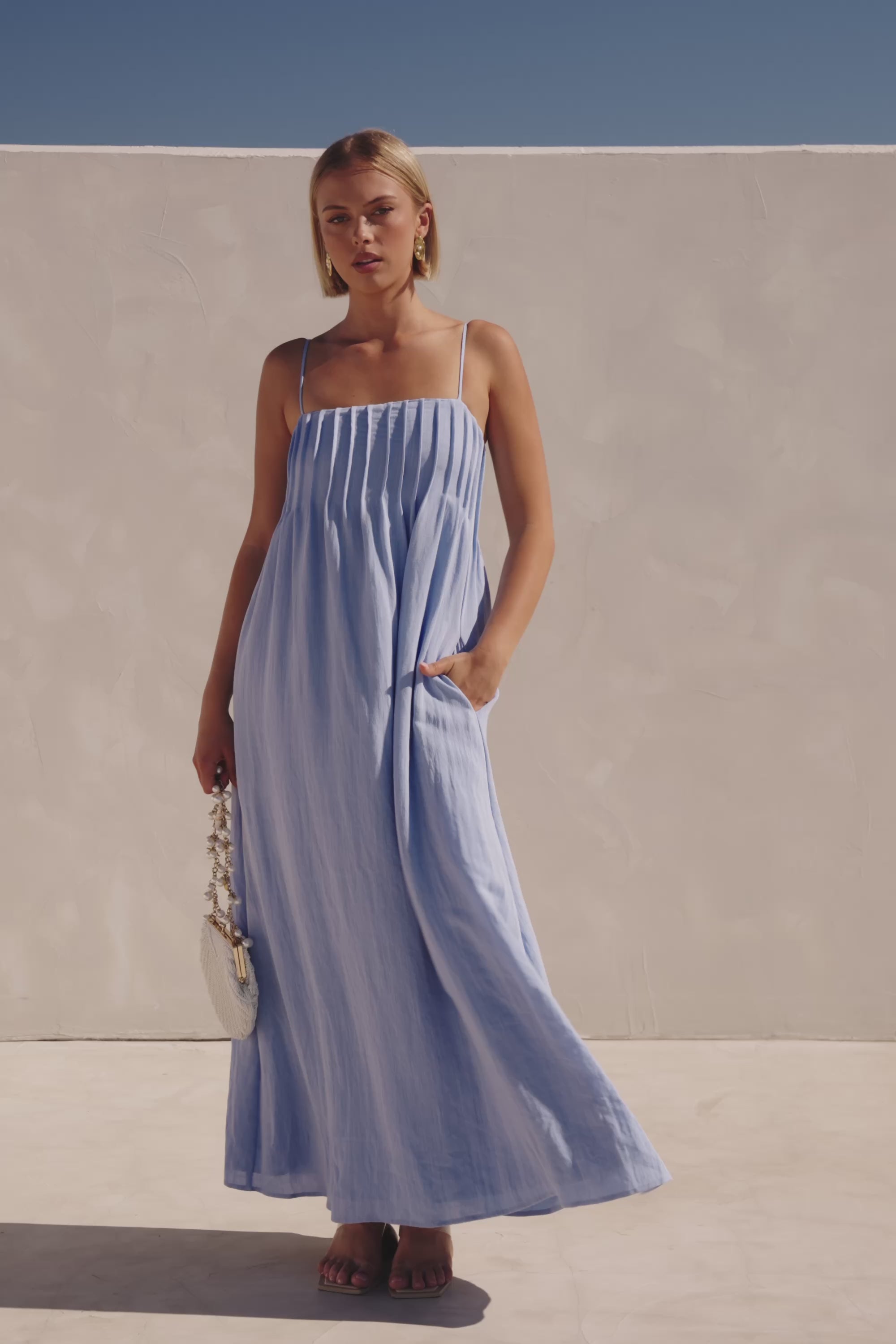 Ada Dress - Blue