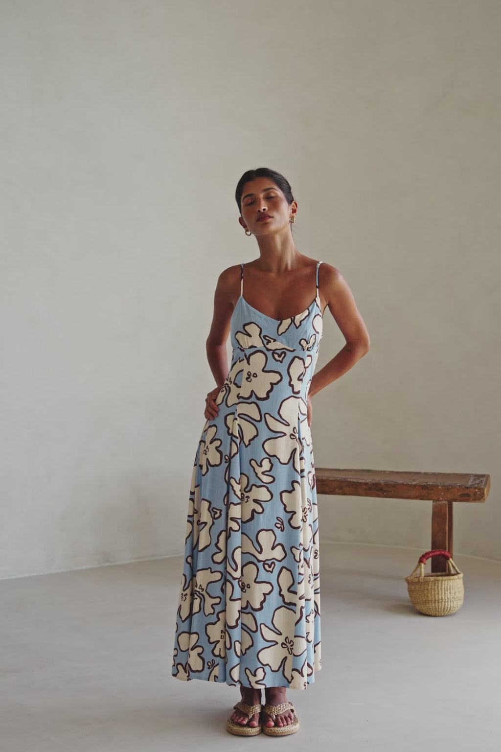 Seme Dress - Outline Floral