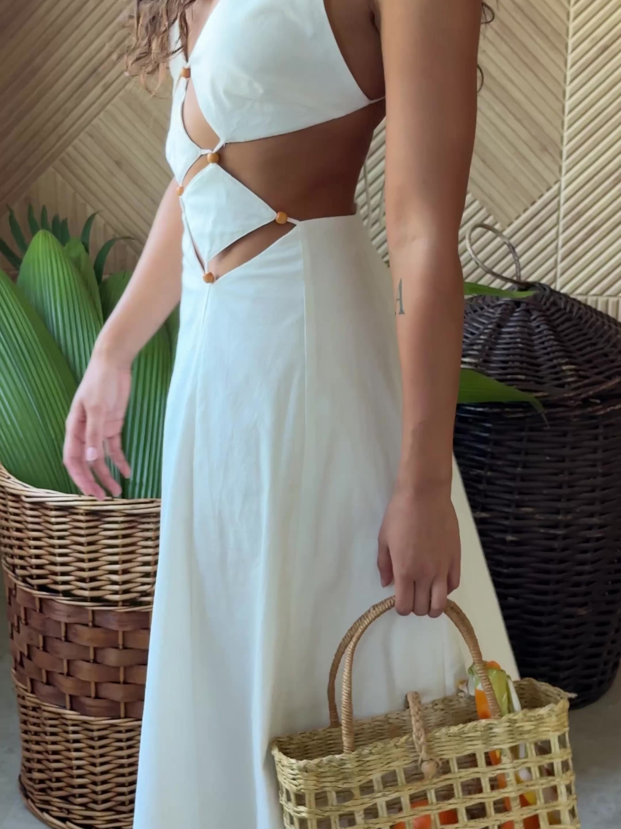 Chessa Dress - White