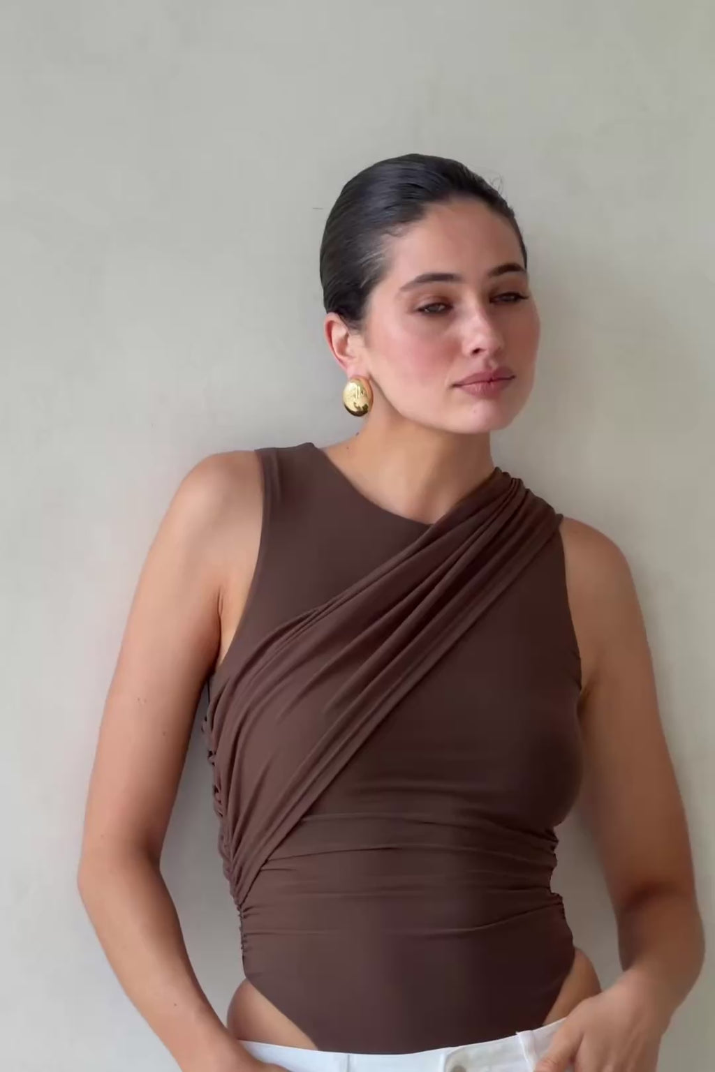 Erika Playsuit - Mocha Mesh