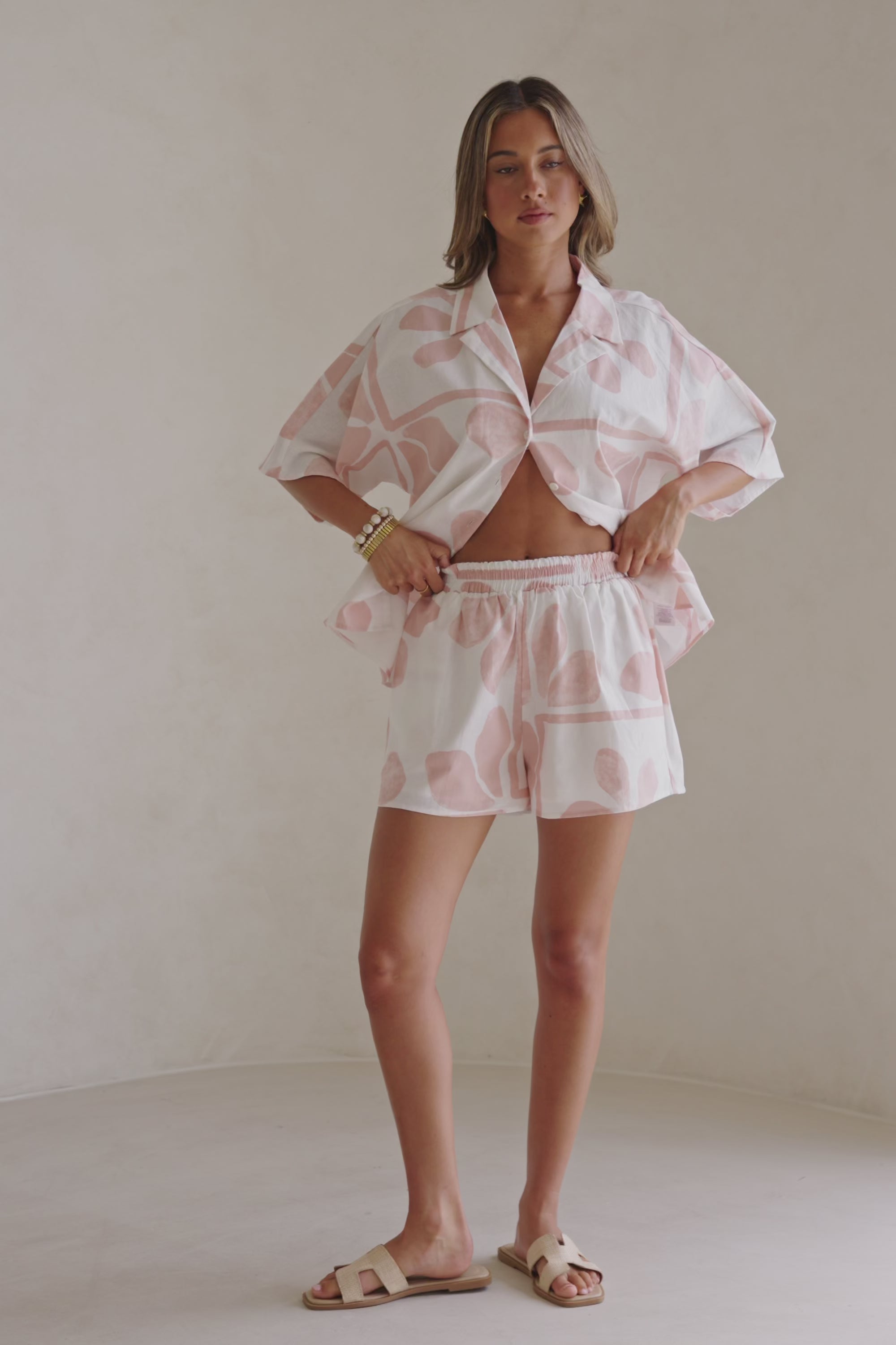 Seona Shorts - Petal Patch