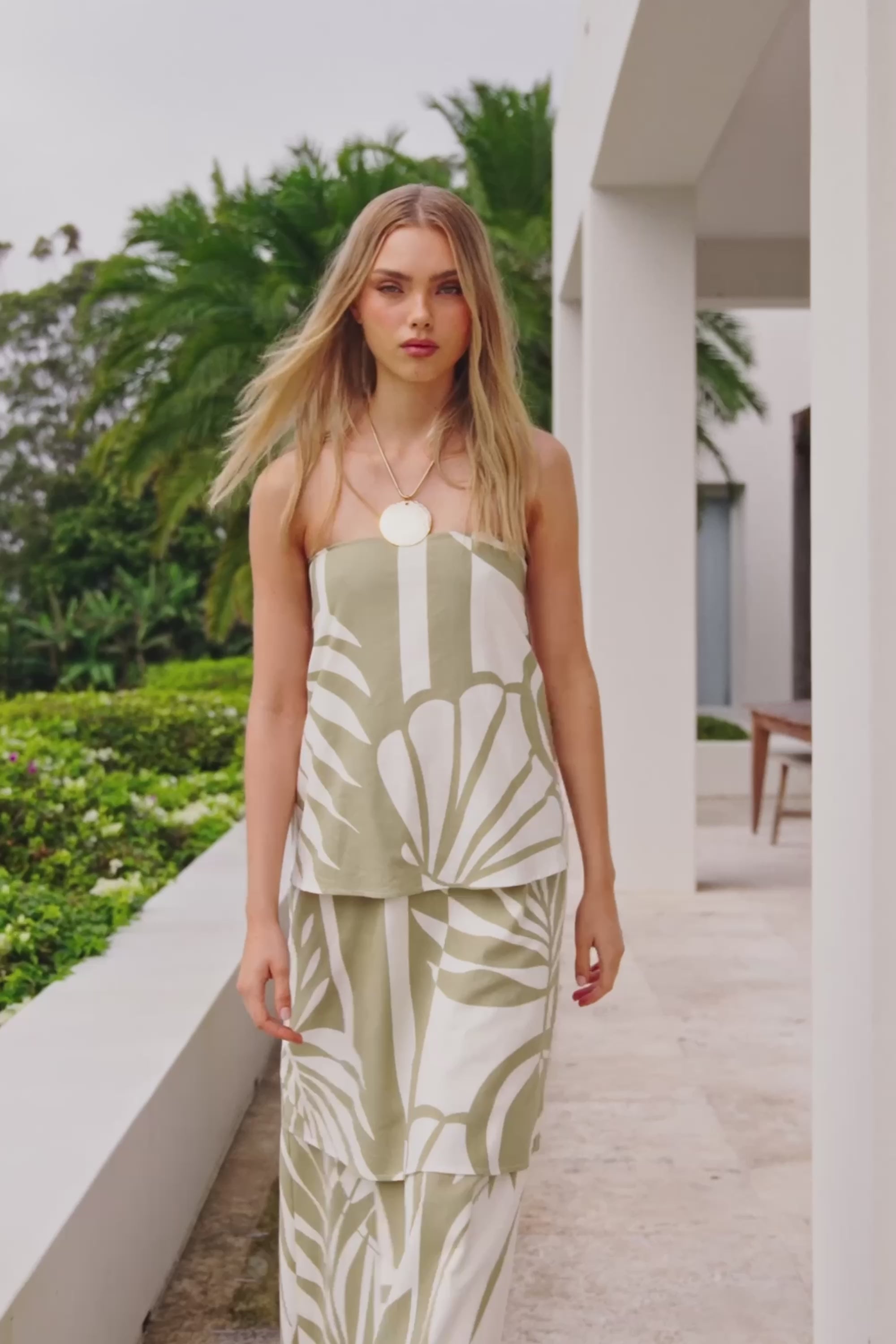 Kya Dress - Palm