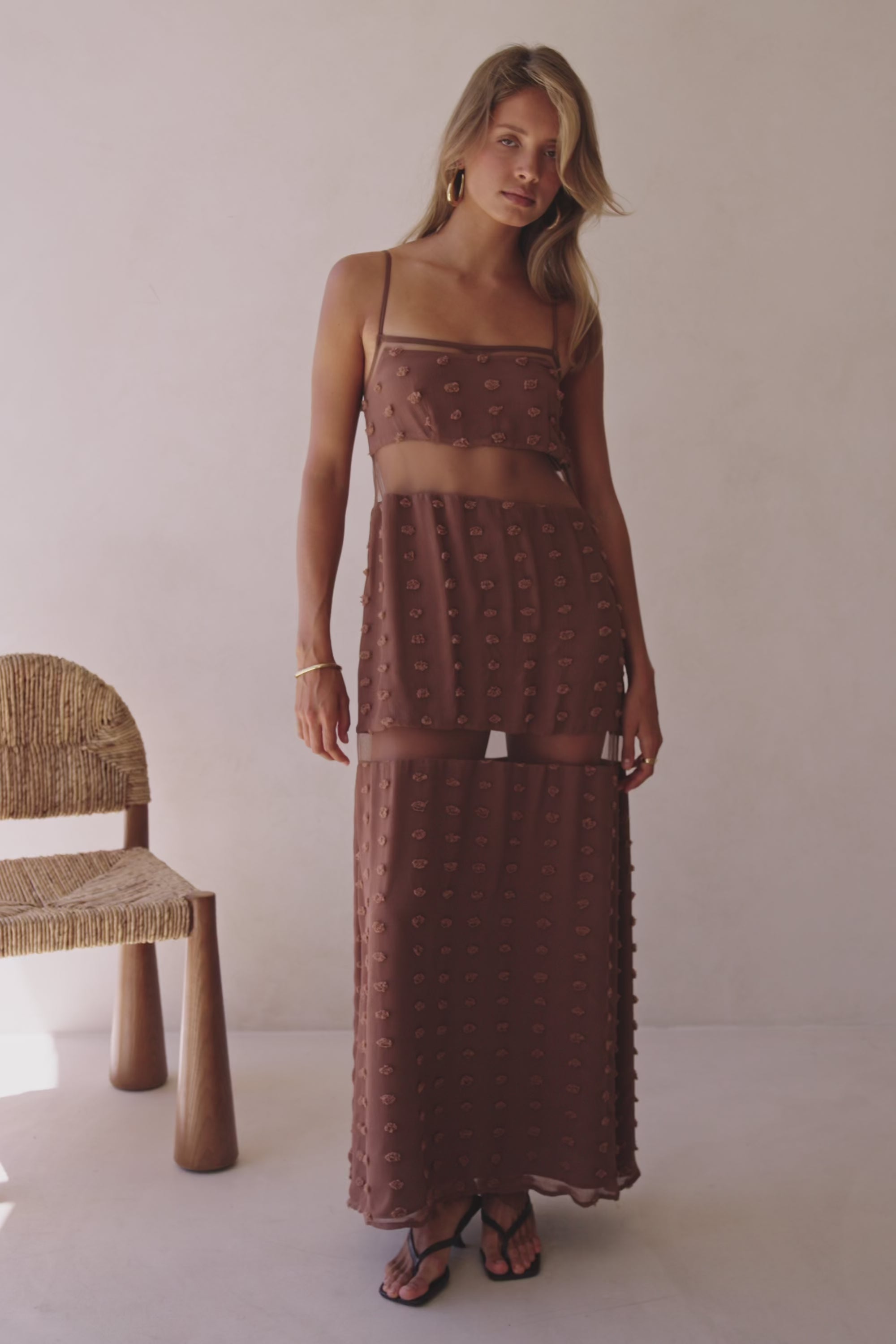 Tassia Dress - Tan