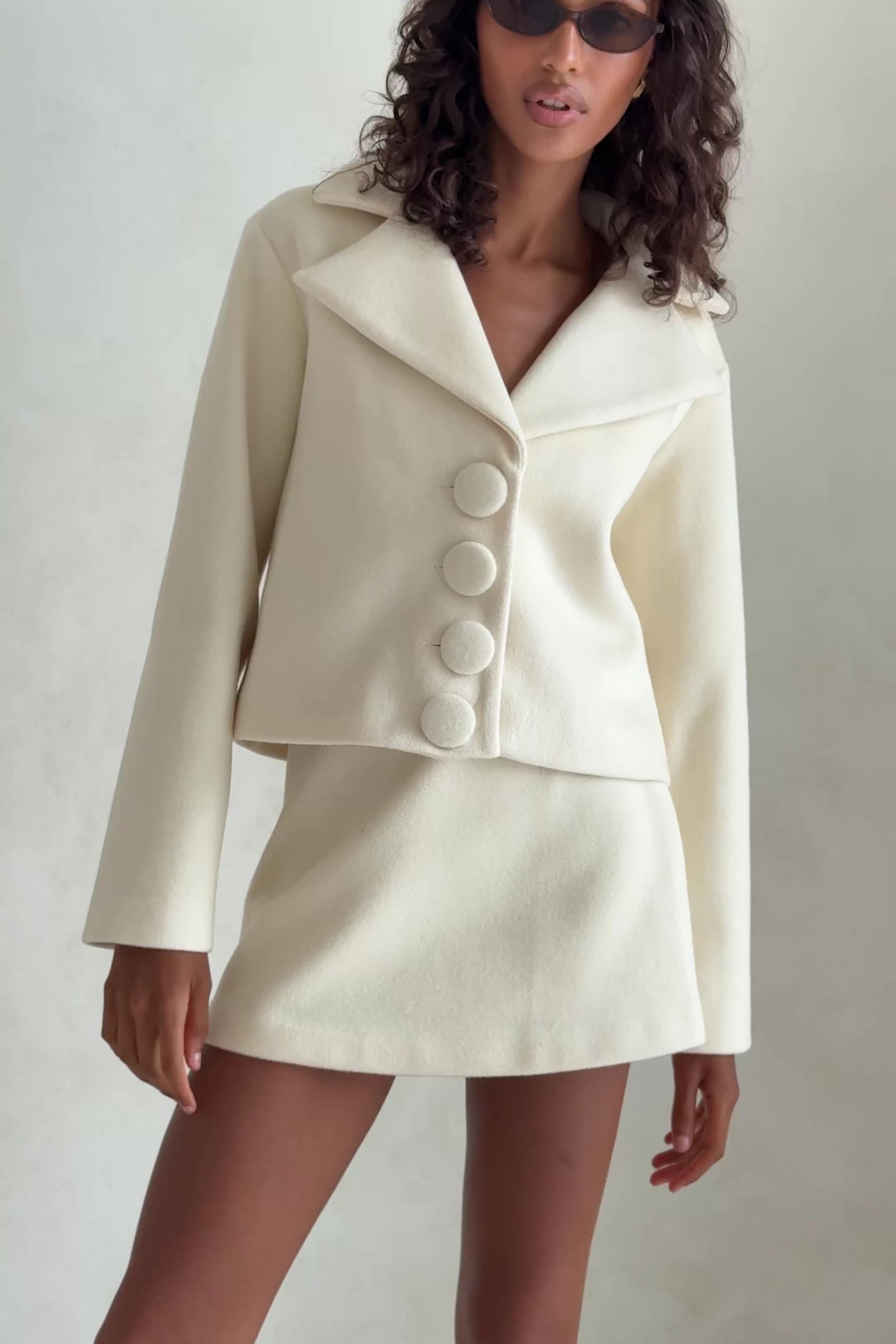 Selah Skirt - Cream